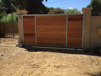 Rénovation – Portail sur Mesure bois exotique et aluminium (CMA)
