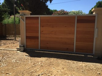 Rénovation – Portail sur Mesure bois exotique et aluminium (CMA)