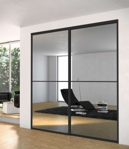 Coulissante, battante ou repliable - Alu / bois, acier / bois ou Bois - Grand nombre de possibilité et de couleurs Portes de placards