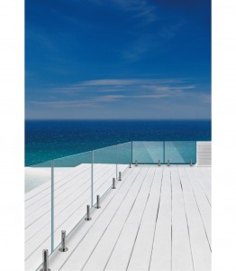 Garde corps en verre