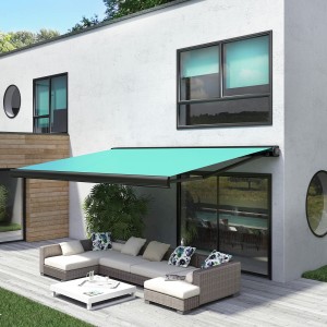 Le store de terrasse parfait avec une protection de la toile et du mécanisme, pour une protection solaire optimale et une longévité accrue du store Store coffre intégral
